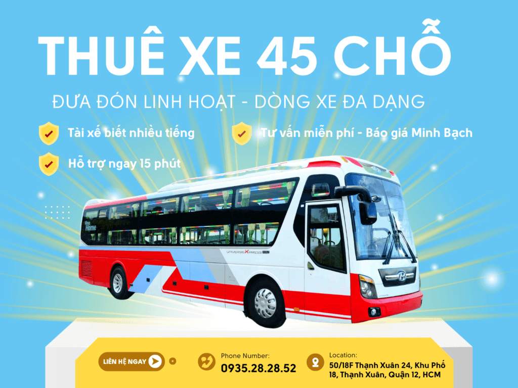 thuê xe 45 chỗ hải nguyên