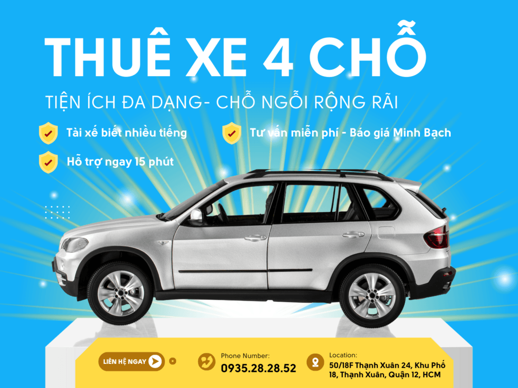 thuê xe 4 chỗ hải nguyên