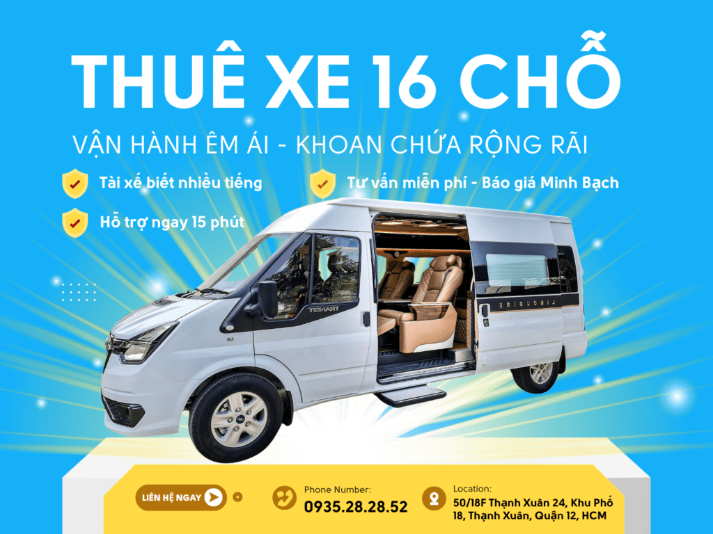 thuê xe 16 chỗ hải nguyên